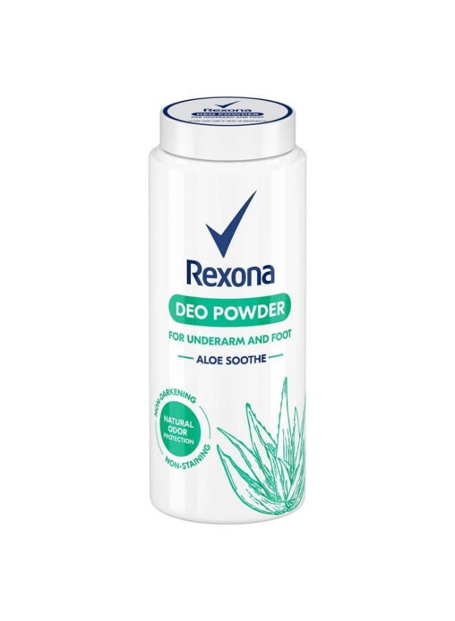 Rexona Aloe Soothe Deo Powder For Underarm And Foot 80g - Image 1